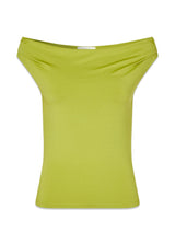 HimaMD off-shoulder top - Golden Lime-Top-Modström-Butler Loftet