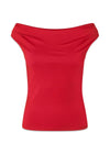 HimaMD off-shoulder top - Racing Red-Top-Modström-Butler Loftet