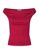 HimaMD off-shoulder top - Rumba Red-Top-Modström-Butler Loftet
