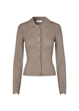 HirokiMD cardigan - Chocolate Chip-Knitwear-Modström-Butler Loftet