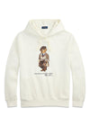 Hooded Bear Sweat - White-Sweatshirts-Ralph Lauren-Butler Loftet