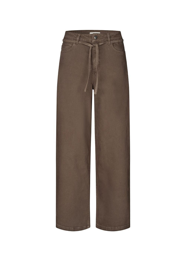 Isoldemd dye pants - Chocolate Chip-Jeans-Modström-Butler Loftet