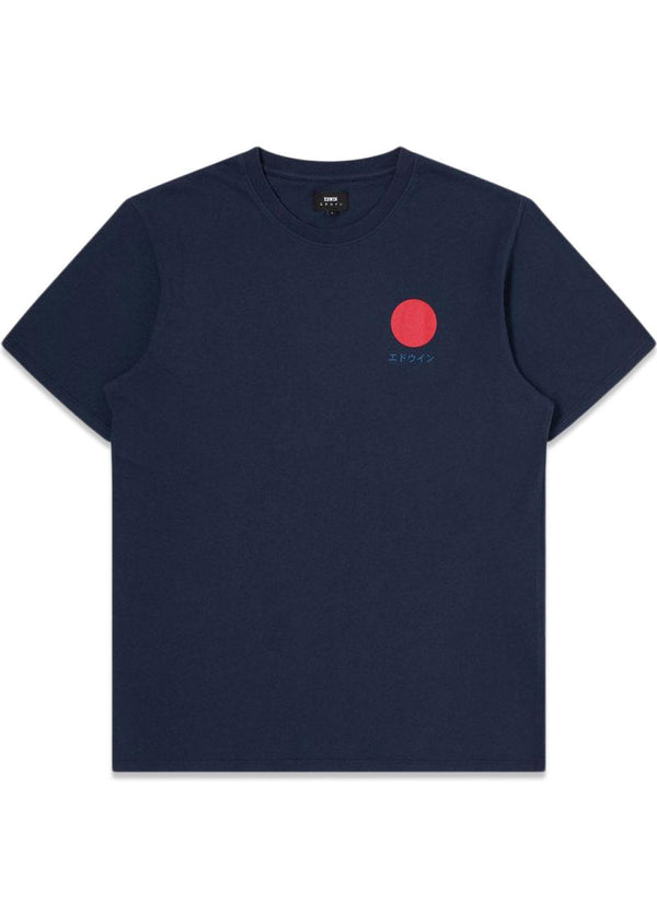 JAPANESE SUN T-SHIRT - NAVY BLAZER-T-shirts-Edwin-Butler Loftet