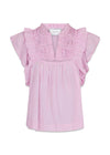 Neo Noirs Jayla S Voile Top - Rose. Køb toppe her.