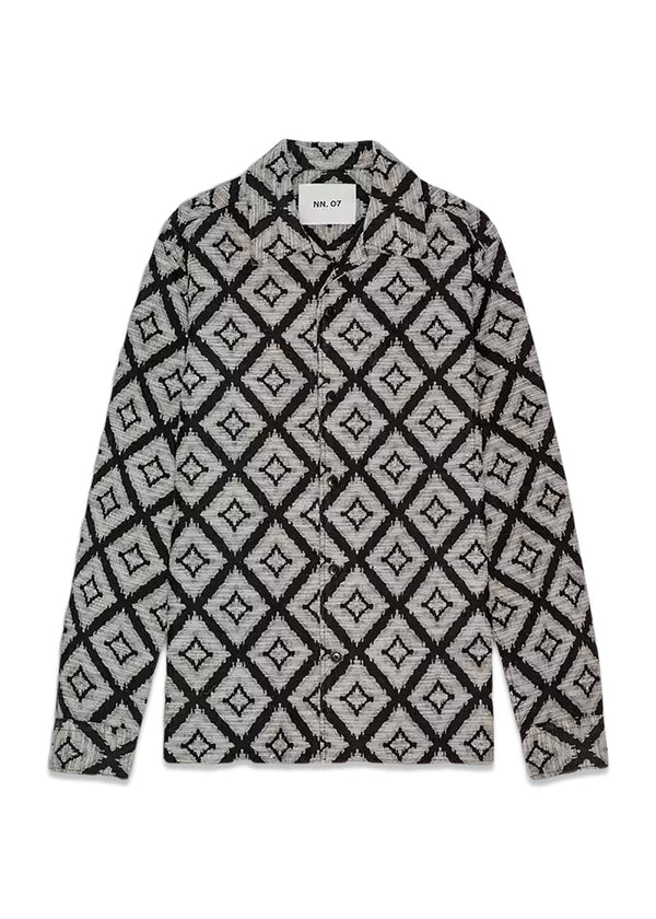 Julio LS 5190 - Blue Multi-Shirts-Nn. 07-Butler Loftet