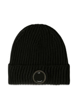 KNIT CAP - Black-Headwear-C.P. Company-Butler Loftet