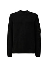 KNITWEAR - CREW NECK - Navy-Knitwear-C.P. Company-Butler Loftet