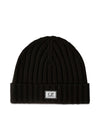 Knit Cap Merino Wool - Black-Headwear-C.P. Company-Butler Loftet