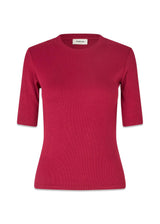 KrownMD o-neck t-shirt - Rumba Red-T-shirts-Modström-Butler Loftet