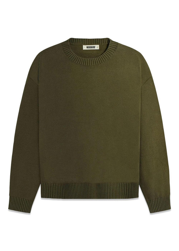 Kurt Art Crew - Dark Brown-Knitwear-Woodbird-Butler Loftet