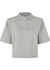 Lana Polo - Grey Mel-T-shirts-Oval Square-Butler Loftet