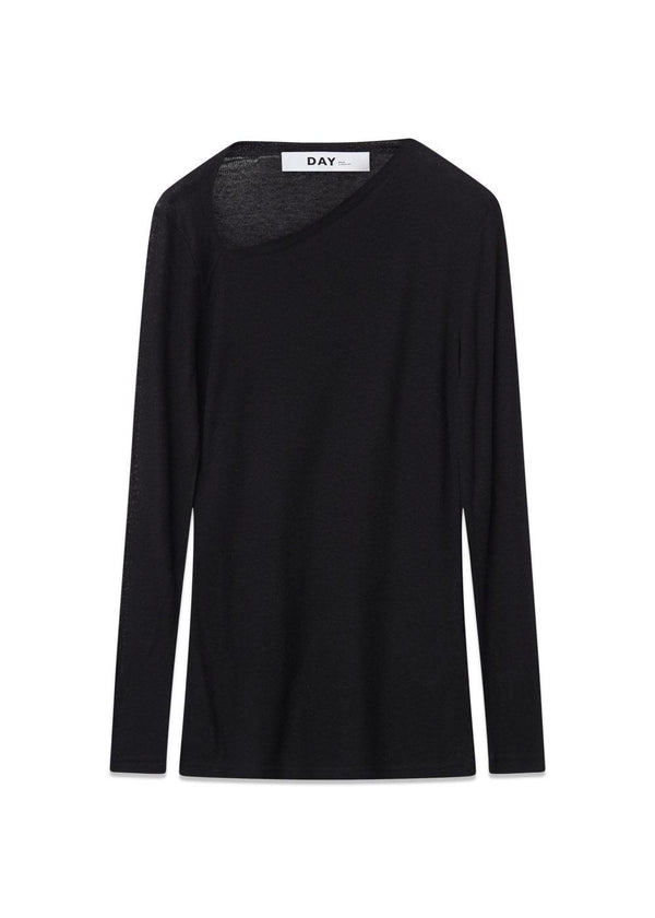 Murray - Soft Wool - Black-Blouses-DAY Birger et Mikkelsen-Butler Loftet