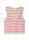 NENYBAY - Hibiscus Striped Almond-Knitwear-American Vintage-Butler Loftet