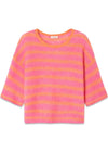 NENYBAY - Orange Flou Raye Hibiscus-Knitwear-American Vintage-Butler Loftet