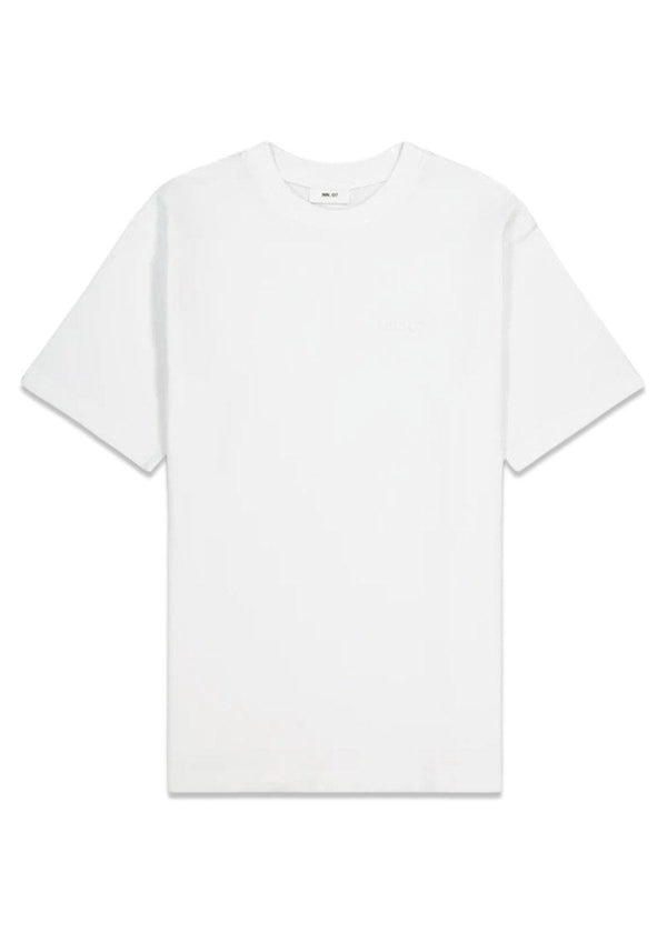 Nat Logo Tee 3457 - White-T-shirts-Nn. 07-Butler Loftet