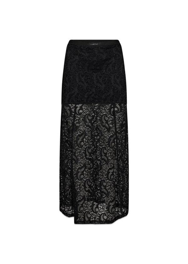 New Lace Skirt - Black-Skirts-HAUTE L’AMITIÉ-Butler Loftet