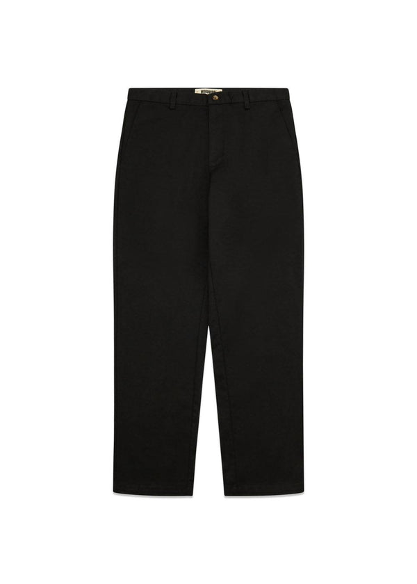 Nick Twill Pant - Black-Pants-Woodbird-Butler Loftet