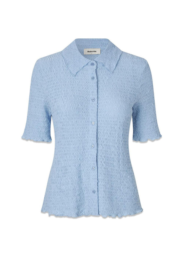 Nolinemd shirt - Cashmere Blue-Shirts-Modström-Butler Loftet