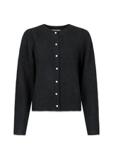 Nuna Knit Cardigan - Black-Knitwear-Neo Noir-Butler Loftet