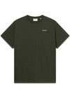 OCEAN T-SHIRT - Dark Moss/Cloud-T-shirts-Forét-Butler Loftet