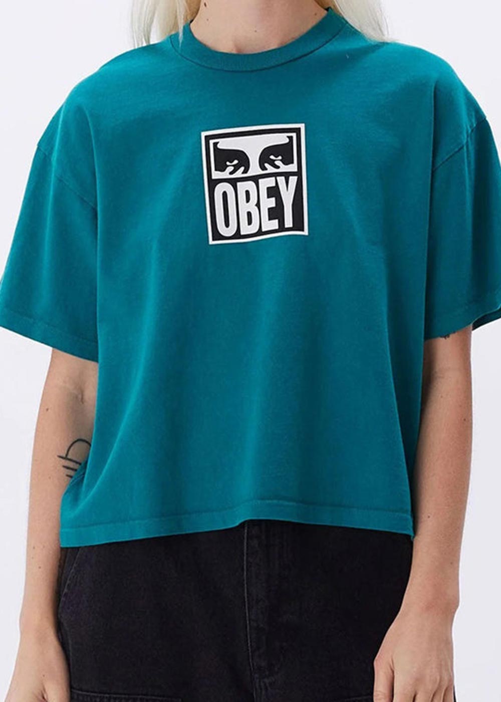 OBEY's Obey eyes 2 - Dark Teal. Køb t-shirts her.