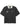Oversized Polo - Short Sleeve - Black-T-shirts-Bareen-Butler Loftet