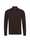 Patton Half Zip - Green Gentile-Knitwear-Oscar Jacobson-Butler Loftet