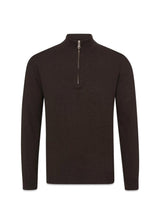 Patton Half Zip - Green Gentile-Knitwear-Oscar Jacobson-Butler Loftet