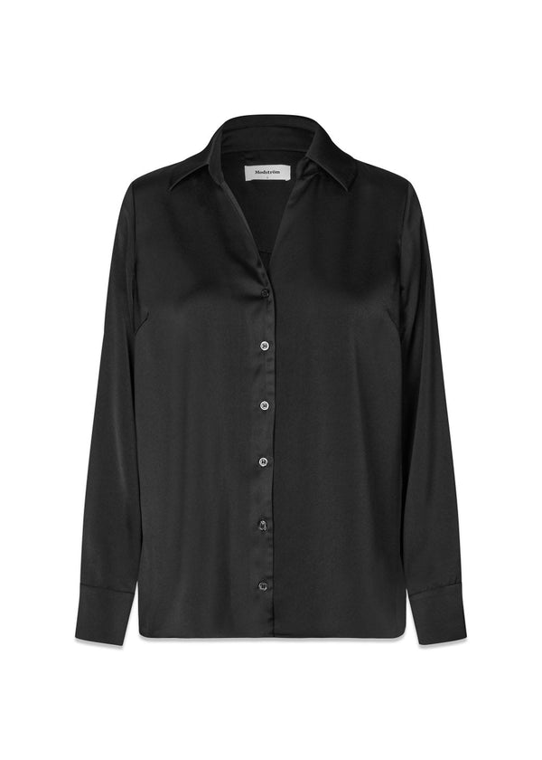 Pietromd shirt - Black-Shirts-Modström-Butler Loftet