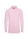 Reg Fit BD Signature Linen - Pink-Shirts-Oscar Jacobson-Butler Loftet