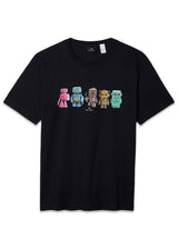 Reg Fit T-Shirt Robots - Very Dark Navy-T-shirts-Paul Smith - PS-Butler Loftet
