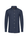 Reg Fit Wide Spread - Midnight Blue-Shirts-Oscar Jacobson-Butler Loftet