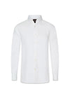 Regular Fit Signature Linen - Optical White-Shirts-Oscar Jacobson-Butler Loftet