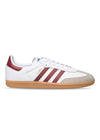 SAMBA OG - Cloud White / Collegiate Burgundy / Gum-Shoes-Adidas Originals-Butler Loftet