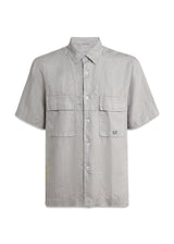 SHIRTS - SHORT SLEEVE - Drizzle Grey-T-shirts-C.P. Company-Butler Loftet