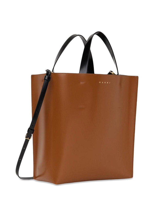 SHOPPING BAG - Pompeii/Black-Bags-Marni-Butler Loftet