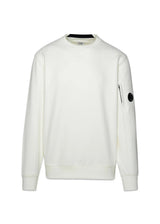SWEATSHIRTS - CREW NECK - Gauze White-Sweatshirts-C.P. Company-Butler Loftet