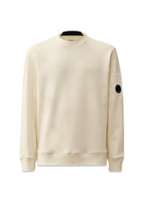 SWEATSHIRTS CREW NECK - White-Sweatshirts-C.P. Company-Butler Loftet