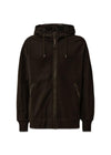 SWEATSHIRTS HOODED OPEN DIAGONAL - Black-Hoodies-C.P. Company-Butler Loftet