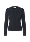 Sabremd o-neck - Navy Sky-Knitwear-Modström-Butler Loftet