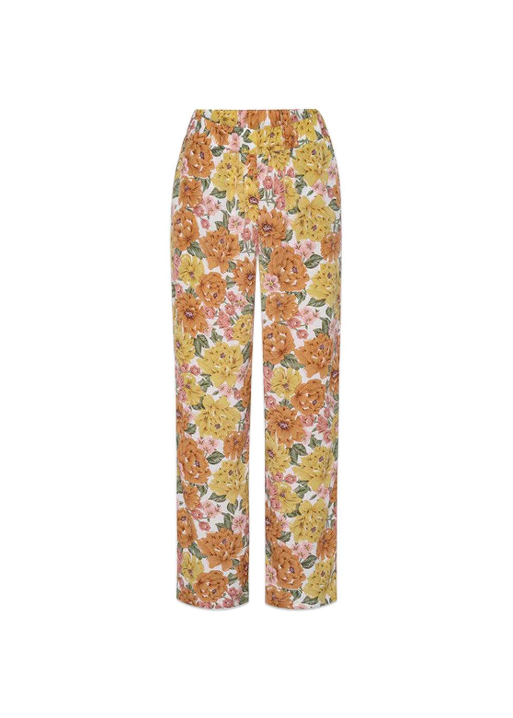 HUNKØN's Sadie trousers - Dusty Floral. Køb bukser her.