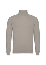 Salim Rollneck - Brick Beige-Knitwear-Oscar Jacobson-Butler Loftet