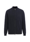 Seb Cardigan - Navy-Knitwear-Oscar Jacobson-Butler Loftet