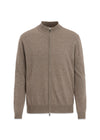 Seb Cardigan - Walnut Beige-Knitwear-Oscar Jacobson-Butler Loftet