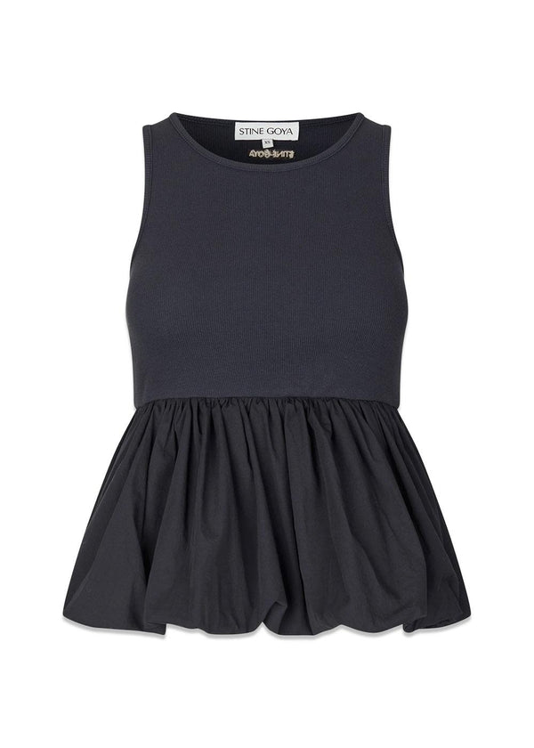Sleeveless Balloon Top - Deep Well-Top-Stine Goya-Butler Loftet