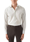 Slim Drink Print Poplin Shirt - White-Shirts-Eton-Butler Loftet