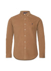 Slim Fit Corduroy Shirt - Brown-Shirts-Ralph Lauren-Butler Loftet