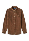 Slim Fit Corduroy Shirt - Brown-Shirts-Ralph Lauren-Butler Loftet