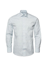 Slim Floral Print Shirt - Light Blue-Shirts-Eton-Butler Loftet