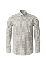 Slim - Geometric Signature Twill - Green Print-Shirts-Eton-Butler Loftet